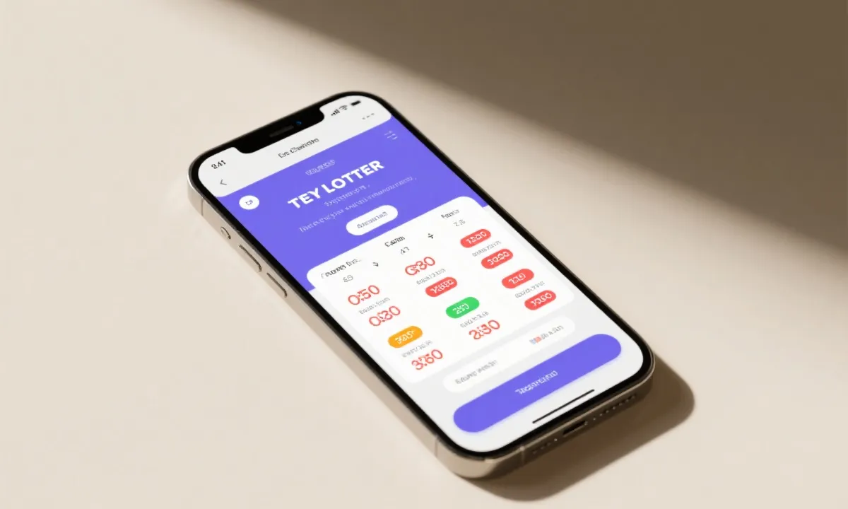 开奖公告与手机实时结果示意图